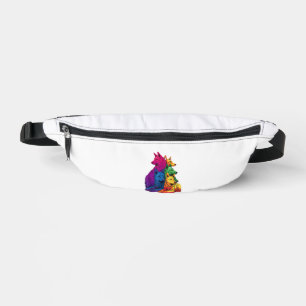 Colorée LGBT Pride Allemand Berger Chien Pile