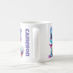 Colorée Rainbow Dragon Mug Party pour enfants