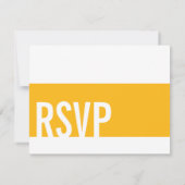 Colorée Rainbow Heart Sprinkles Mariage carte RSVP (Dos)