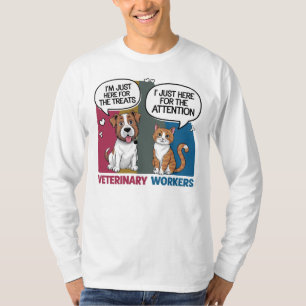 Colorée Retro Vintage Vétérinaire T-shirt