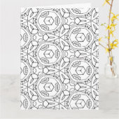 colorer mes cubes carte de voeux (Fleur jaune)