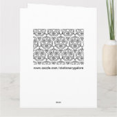 colorer moi coeur papillon saluant carte (Dos)