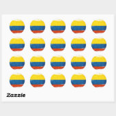 Colores de Colombia Ronde Sticker (Vel)