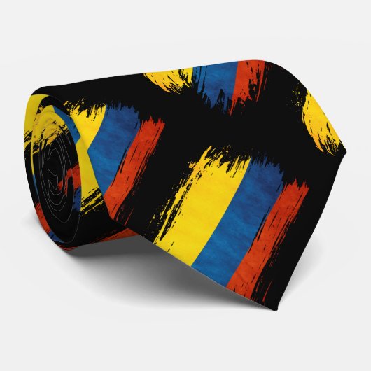 Colores de Colombia Stropdas (Opgerold)