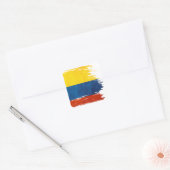 Colores de Colombia Vierkante Sticker (Envelop)