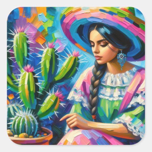Colores de Mexico Stickers (Voorkant)
