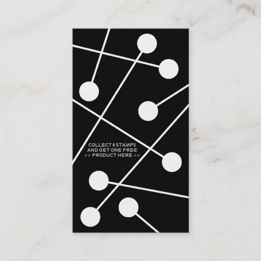 colorez la carte fréquente personnalisable (Devant)