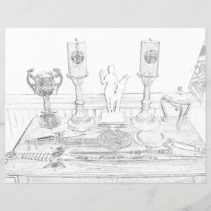 Colorez le papier de la page de coloriage de l'aut