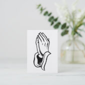 Colorez-moi carte de prière de mains (Debout devant)