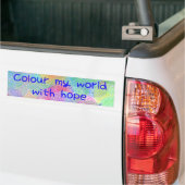 Colorez Mon Monde Avec Sticker Bumper Hope (Sur camion)