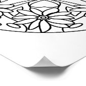 Colorez votre propre affiche de mandala (Coin)