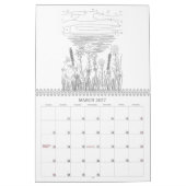 Colorez votre propre calendrier (Mar 2027)