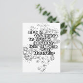 Colorez votre propre carte postale (Debout devant)