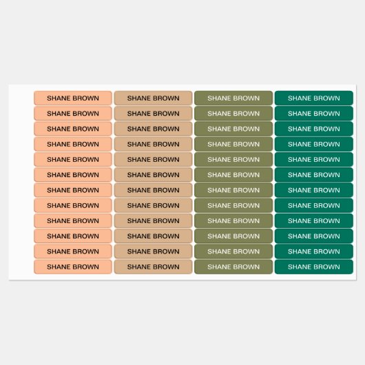 ColorFlex Iron-On-labels Labels (Vel)