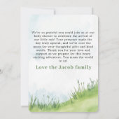 colorfu adorable Ours Bébé Faire-part (Dos)