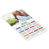 Colorful 2020 - Aangepast fotokalender Magneet (Rechterzijde)