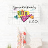 Colorful 80-partijbanner spandoek (Insitu)