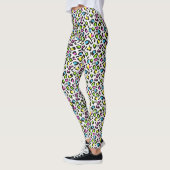 Colorful 80s Cheetah Print Leggings (Links)