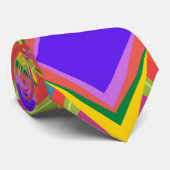 Colorful Absract art Stropdas (Opgerold)