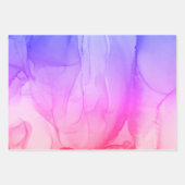 Colorful Abstract Alcohol Ink Art Inpakpapier Vel (Voorkant 3)