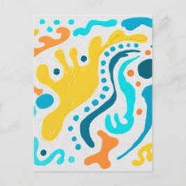 Colorful Abstract Art Briefkaart