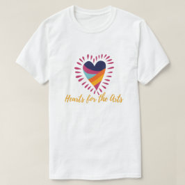 Colorful Abstract Art Heart T-shirt