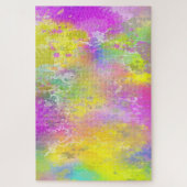 Colorful Abstract Art Jigzaag Puzzle Legpuzzel (Verticaal)