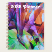 Colorful Abstract Art Planner (Voorkant)