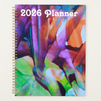 Colorful Abstract Art Planner