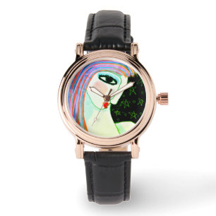 Colorful Abstract Artwear Horloge