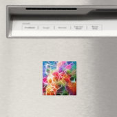 Colorful Abstract Bokeh-verlichtingselektriciteit Magneet (Insitu (Vaatwasser))