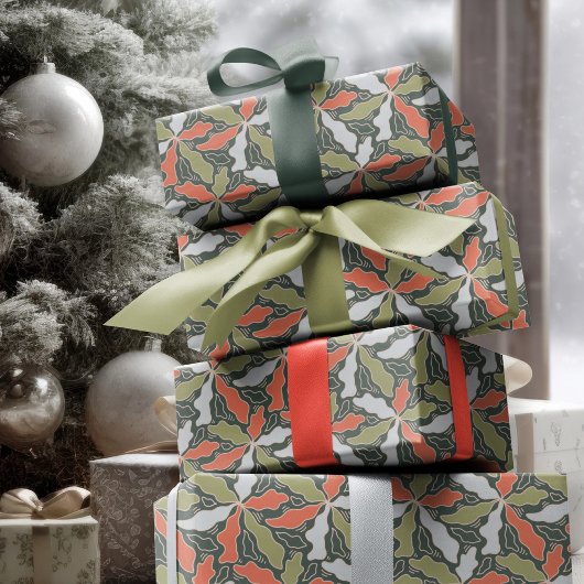 Colorful Abstract Botanical Cadeaupapier