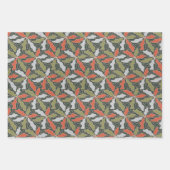 Colorful Abstract Botanical Inpakpapier Vel (Voorkant 2)