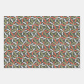 Colorful Abstract Botanical Inpakpapier Vel (Voorkant)