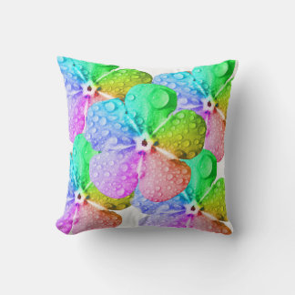 Colorful Abstract Bubble Art Throw Pillow – Vibran Kussen