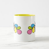 Colorful Abstract Butterfly Coffee Mok (Center)