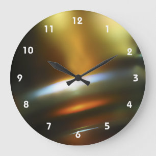 Colorful Abstract Clocks Grote Klok