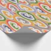 Colorful Abstract Cloud Pattern Cadeaupapier (Hoek)