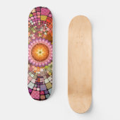 Colorful Abstract Creative Art Mosaic Skateboard (Voorkant)