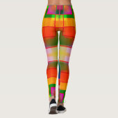 Colorful Abstract Creative Patroon Leggings (Achterkant)