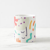 Colorful Abstract Design Mug Koffiemok (Center)