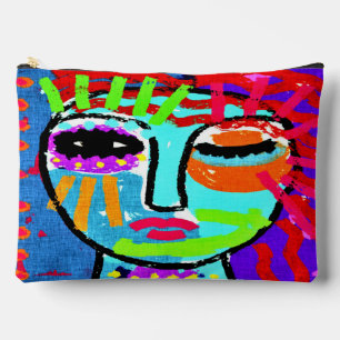 Colorful Abstract digitaal schilderen van een vrou Etui