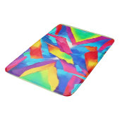 Colorful Abstract Expressionisme Art Badmat (Gekanteld)