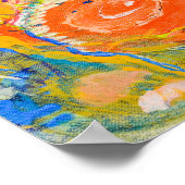 Colorful Abstract Fine Art 19" x 13" Poster (Coin)