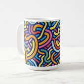 Colorful Abstract Flow Mug (Devant gauche)