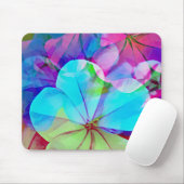 Colorful Abstract Flowers Art Muismat (Met muis)