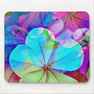 Colorful Abstract Flowers Art Muismat