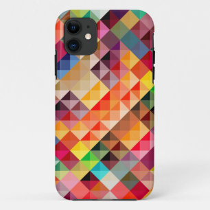 Colorful Abstract Geometric iPhone 11 Hoesje