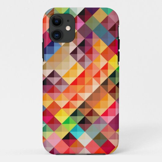 Colorful Abstract Geometric Case-Mate iPhone Case (Achterkant)