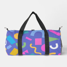 Colorful Abstract Geometric Memphis Style Pattern  Plunjezak